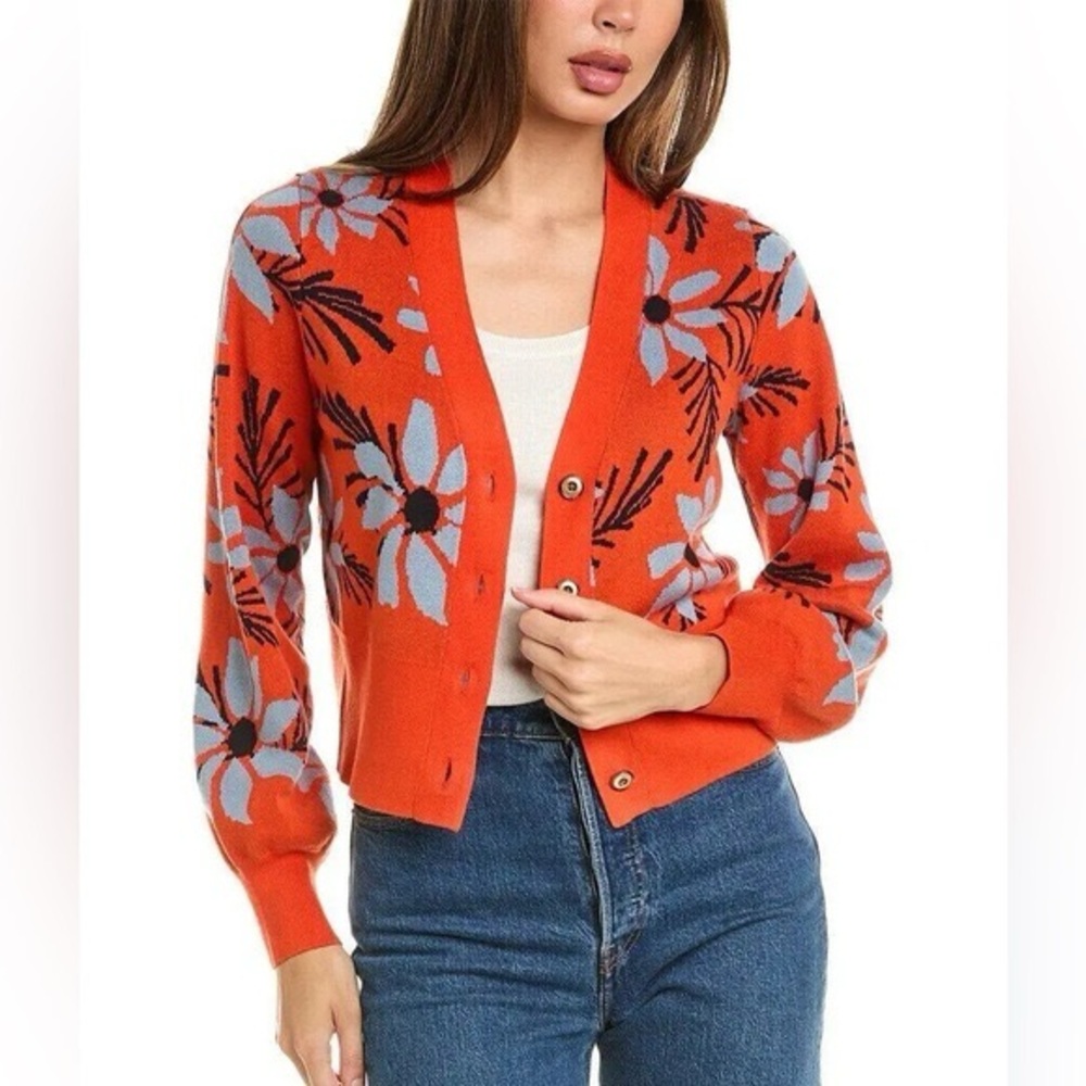 Cabi Multicolor Bloom Cardigan - Picture 12 of 13